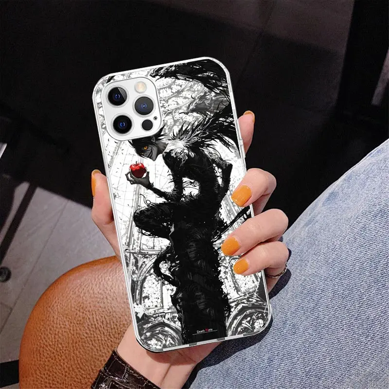Фото Чехол для телефона N-Note D-Death Anime Ryuk для iPhone 17 Air 16 Pro Max 17E 16E 15 + 14 Plus 11 12 13 7 8 SE, подарочный чехол с принтом, Fundas 1 №5