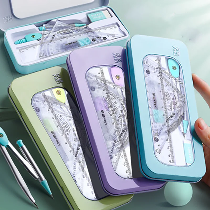 

OBOS 2128 Compass Ruler Set Triangular Ruler Special Multifunctional Ruler Set Entrance Examination