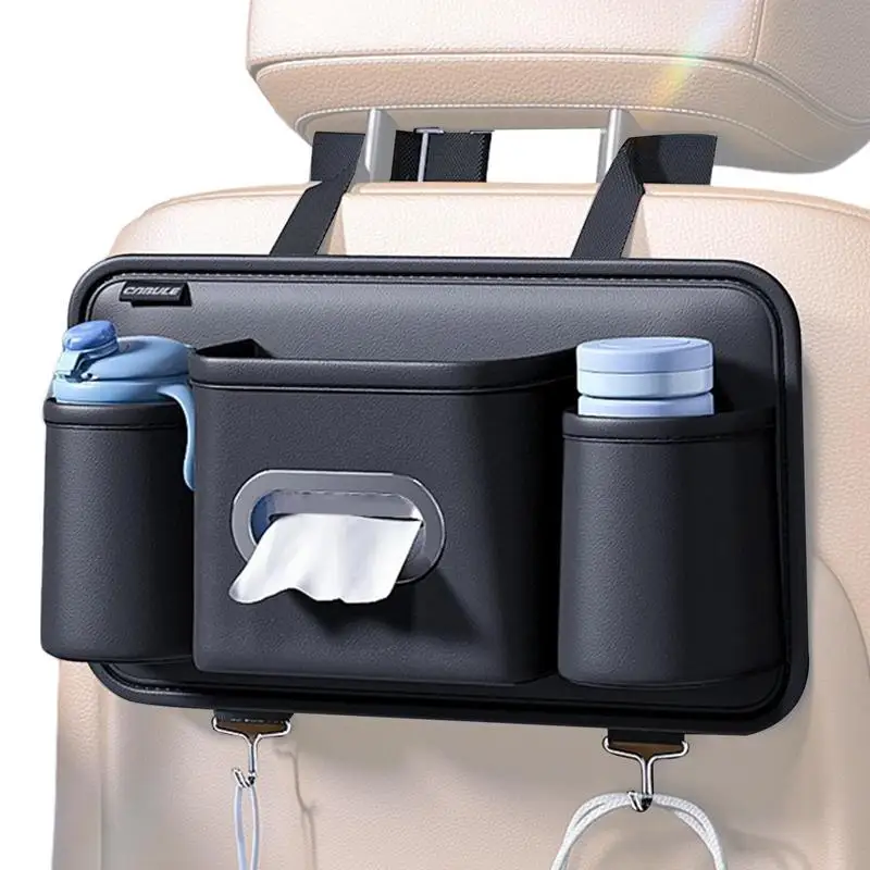 

Автомобильная сумка для хранения позади сидений, автомобильный органайзер для детей, держатели для стаканов, автомобильный органайзер, Модернизированная Универсальная панель автомобиля