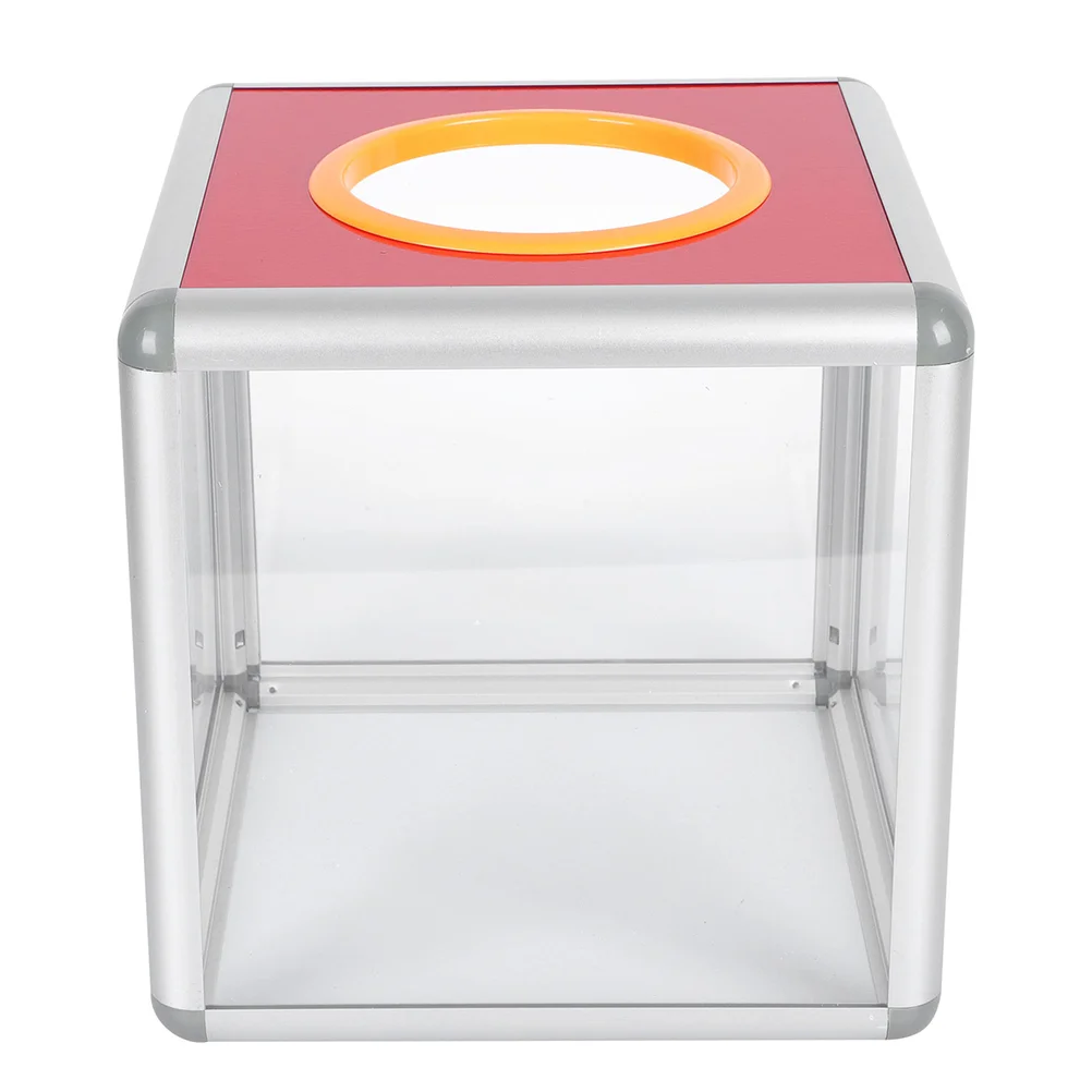 

Box Lottery Case Raffle Transparent Comment Suggestion Voting Metal Lucky Donationgame Ticket Mailbusiness Drawing Clear Cubic