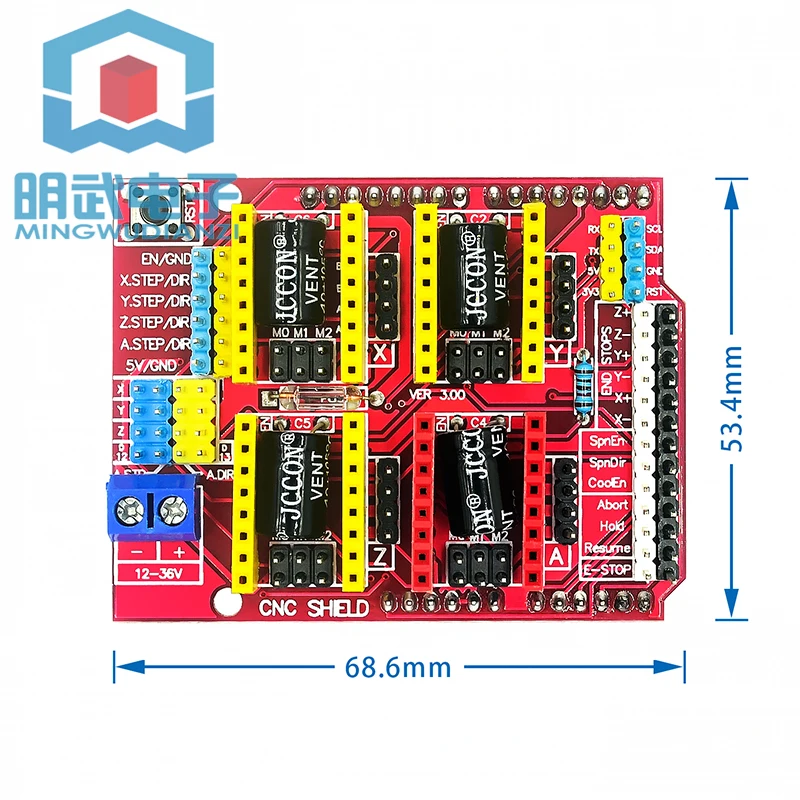 Новая плата расширения для гравировального станка с ЧПУ shield v3 драйвера