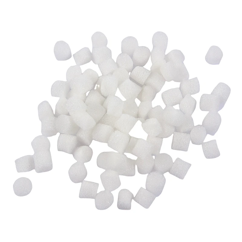 Всасывающая губка для угрей 100 шт. аксессуары губки Назального аспиратора 12 мм