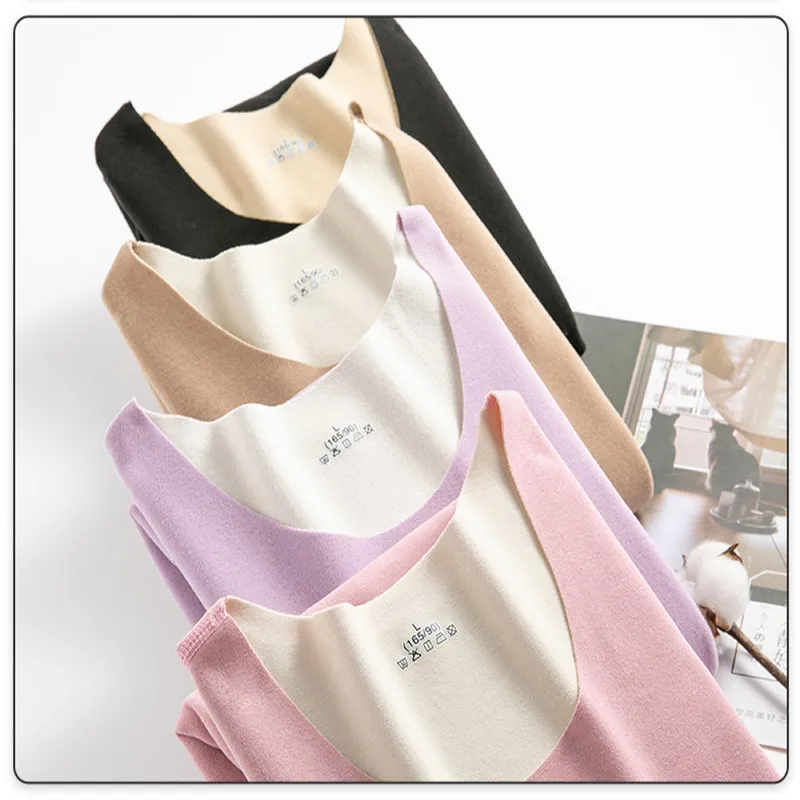 Women's Thermal Underwear Women 2022 Thermo Clothing Ladies Women's Winter Thermal Underwear Top Plus Size Thermal Shirt Women
