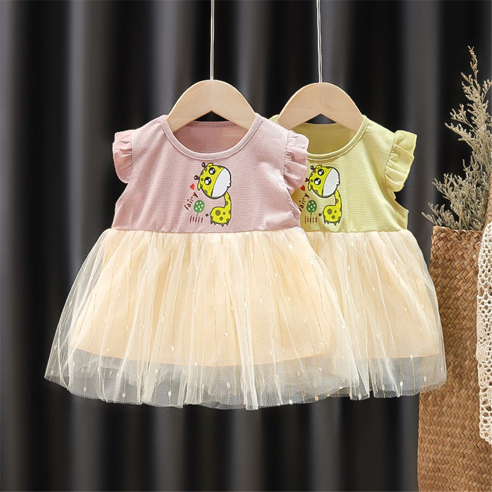 

Baby Girls Dresses Baby Birthday Party Dress Toddler Girl Clothes Cartoon Newborn Princess Dresses Girls Clothing Vestidos