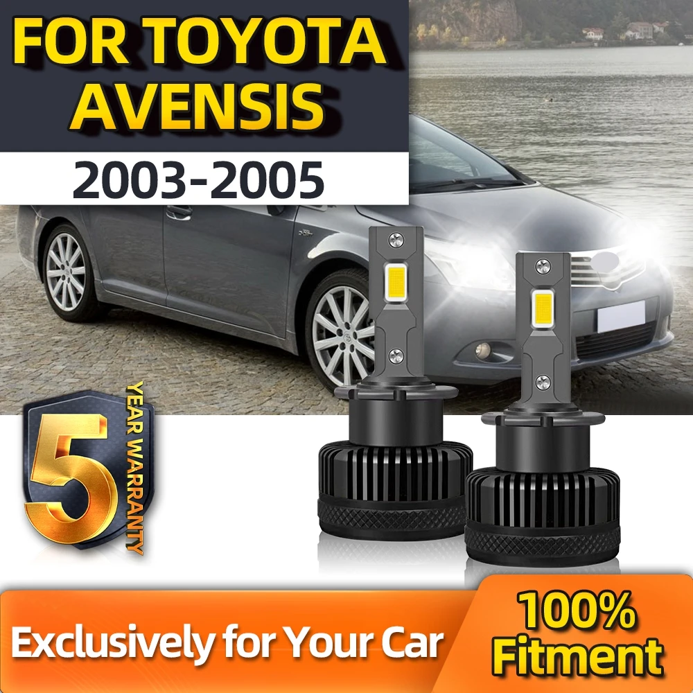 

TEENRAM 2PCS 30000LM 110W LED D2S With Copper Tube 6000K White Auto Lamp D Series Car Bulb For Toyota Avensis 2003 2004 2005