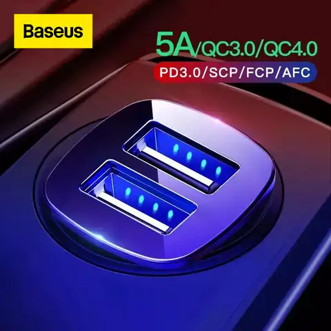 Автомобильное зарядное устройство Baseus 30 Вт USB C PD быстрое зарядное устройство для iPhone 11 Pro Max Quick Charge 4,0 3,0 зарядное устройство для телефона Xiaomi ...