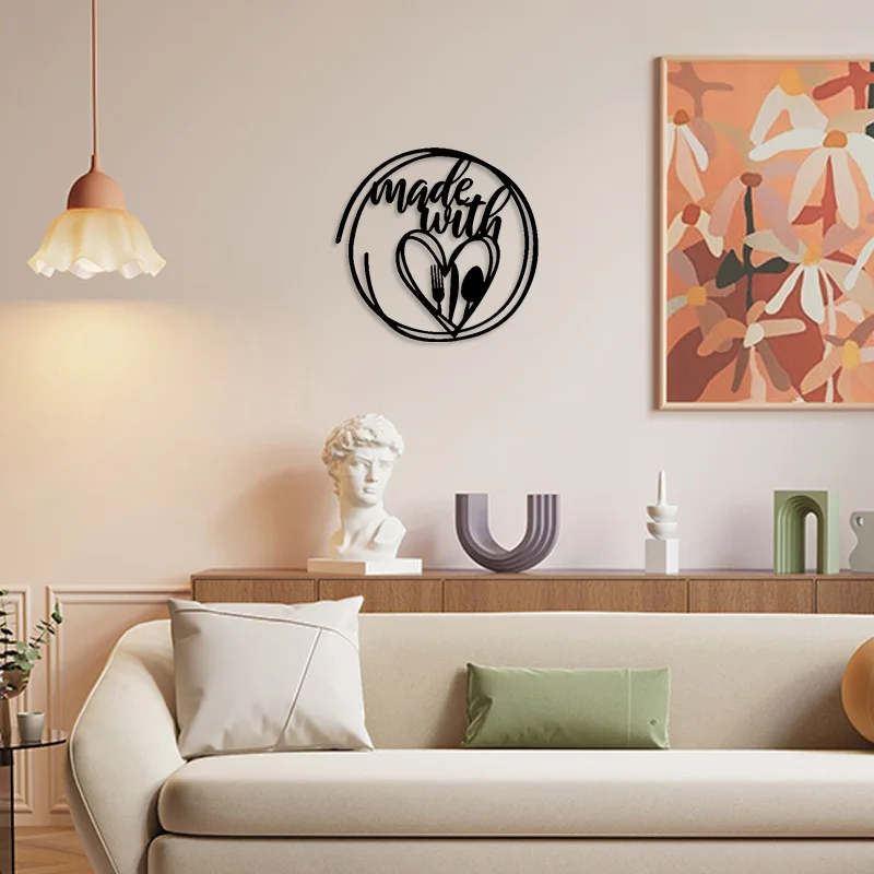 Металлические Вывески С Монограммой Декор Для Кухни Настенный В Форме Сердца