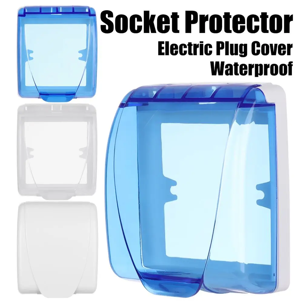 

Transparent Safety Power Outlet Waterproof Electric Plug Cover Sockets Socket Protector Splash Box