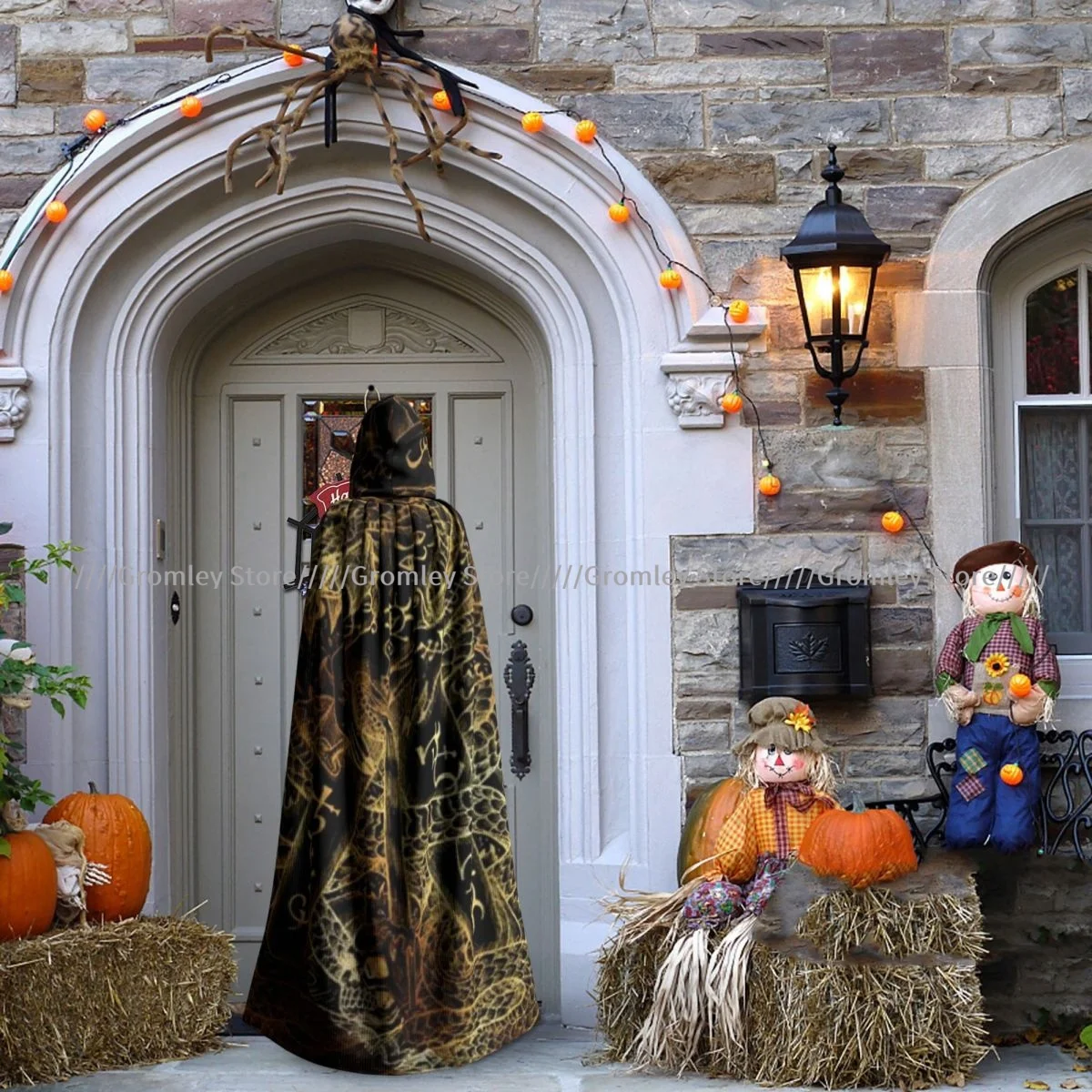 Длинный плащ с капюшоном Witch