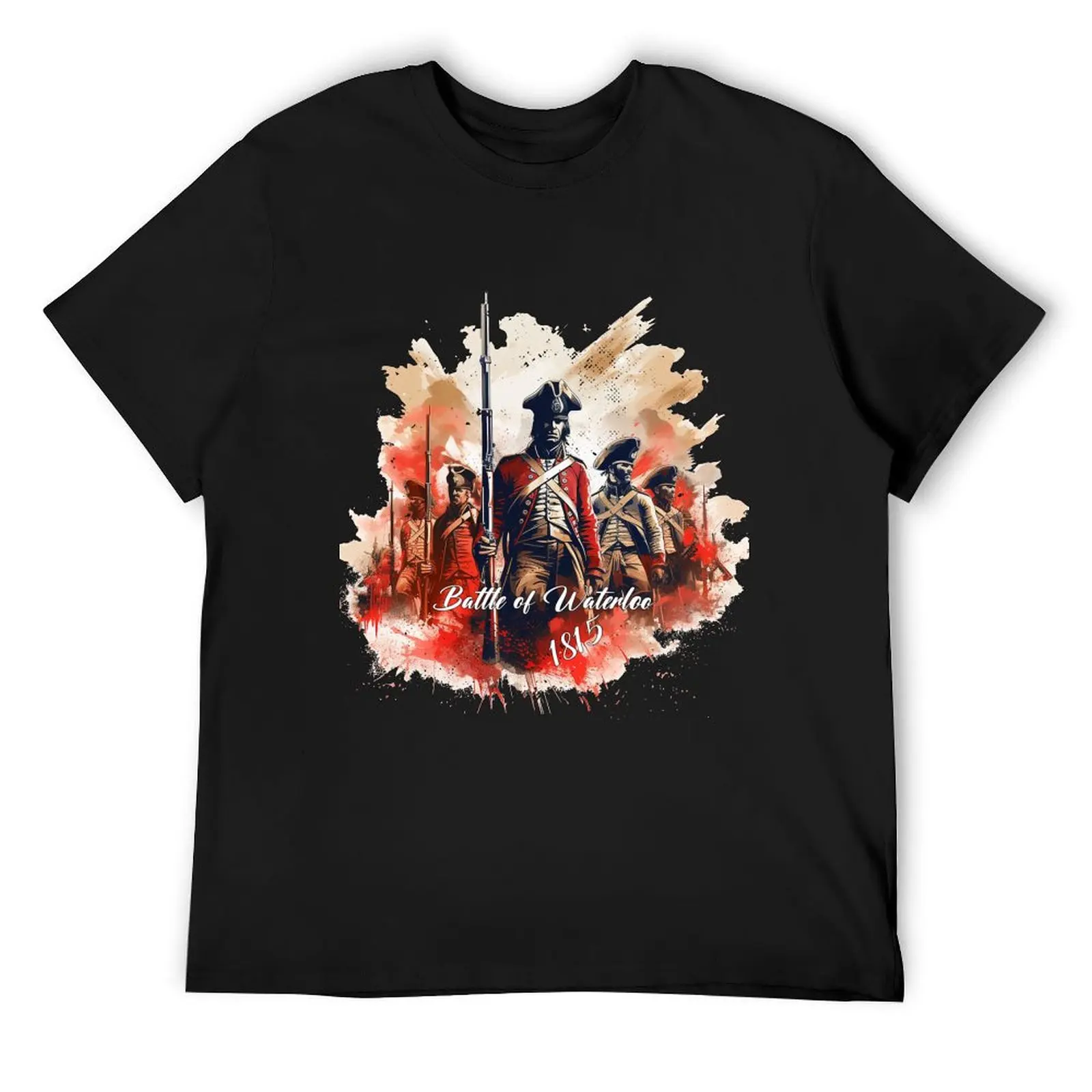 Футболка Waterloo's Enduring Impact - A Legacy of Unity быстросохнущий летний топ мужские футболки
