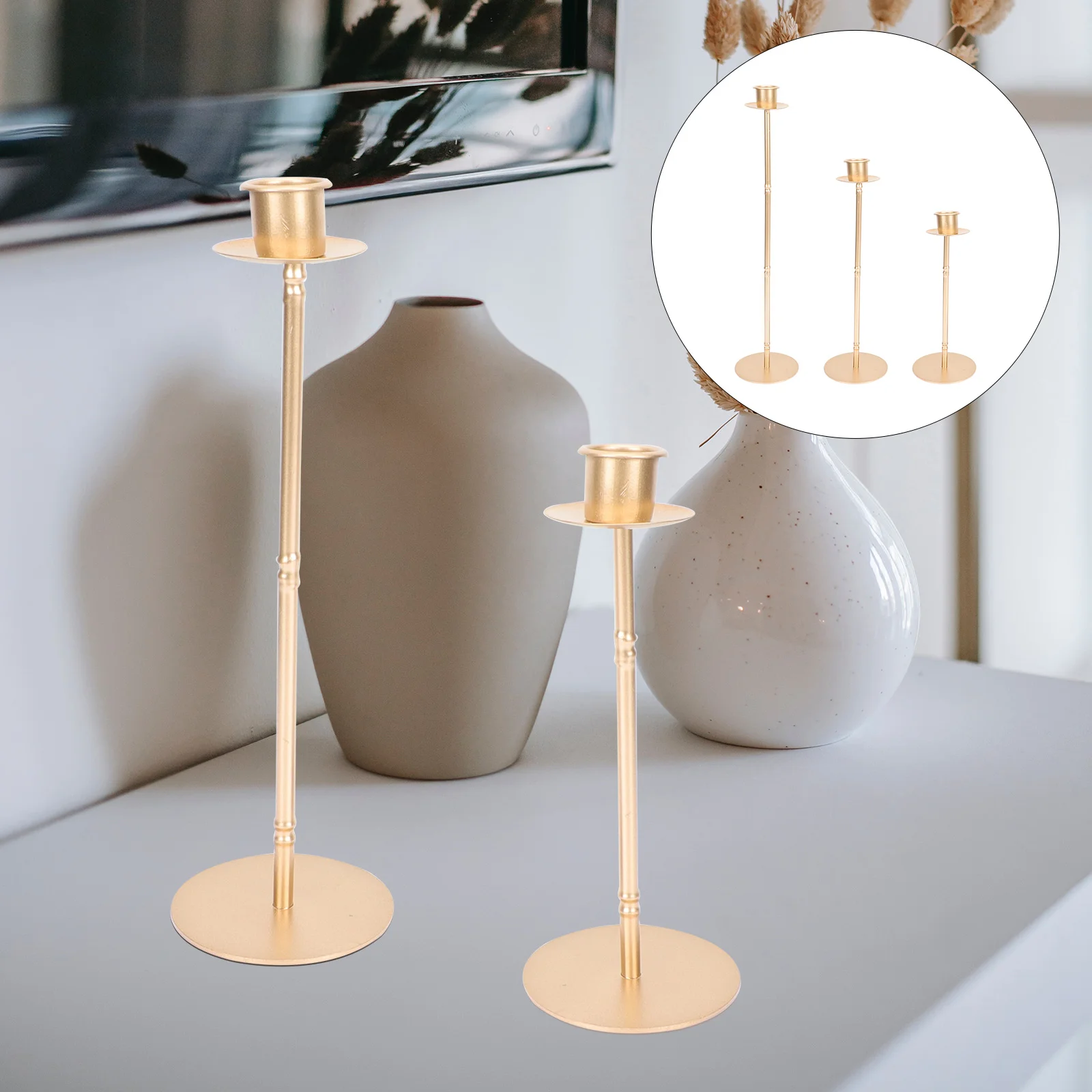 

3 шт., подсвечники для вечерние чей