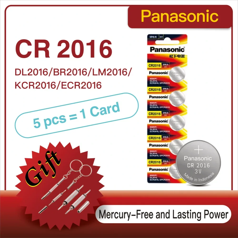 Аккумулятор Panasonic CR2016 3 В литиевый