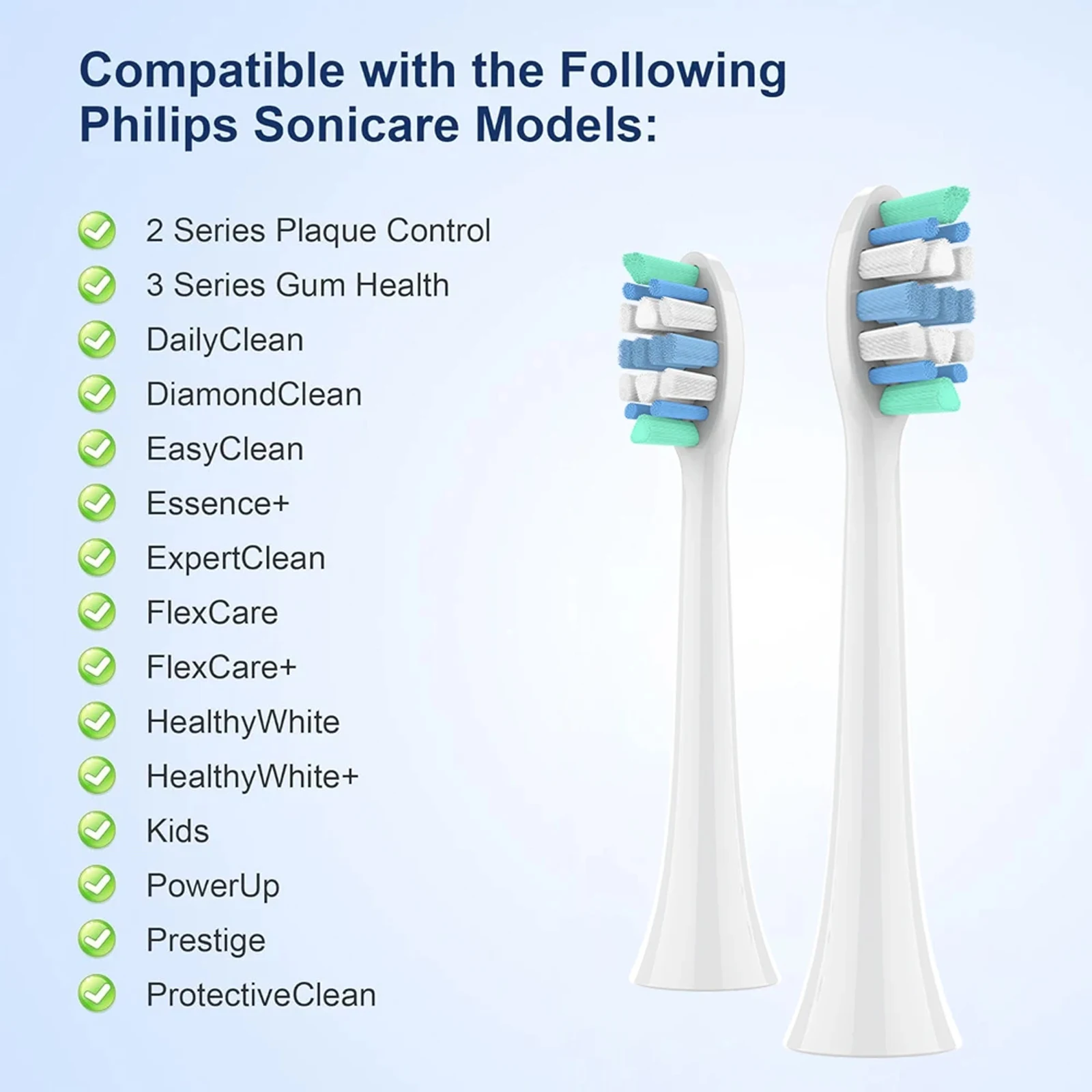 Philips Sonicare Совместимые насадки для зубных щеток Набор из 8 предметов взрослых