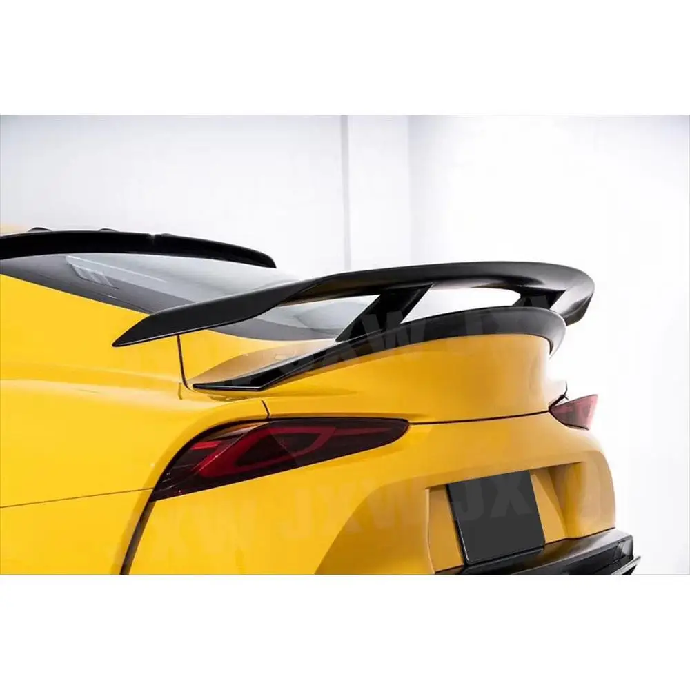Для Toyota Supra 2019-2020 материал из углеродного волокна задний спойлер багажника крылья