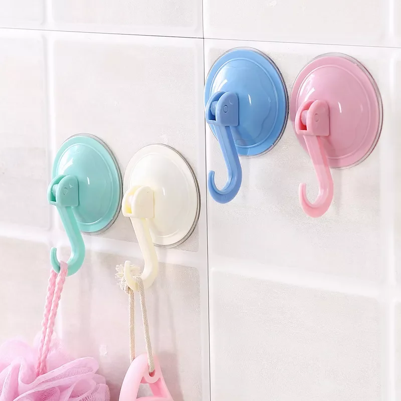 

2022NEW Powerful Vacuum Suction Cup Hooks Kitchen Bathroom Towel Strong Heavy Duty Adhesive Wall Hooks