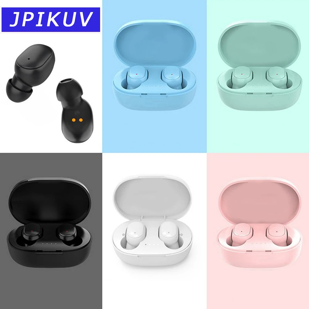 Enlarge JPIKUV A6s TWS Bass Headset Wireless Headphone Earphones Sports Mini Stereo in-Ear for Xiaomi Iphone Bluetooth Phone Earpieces