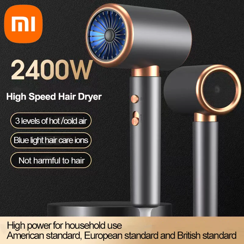 Xiaomi Mijia Мощный фен Сверхвысокая скорость ветра Фен с отрицательными ионами для