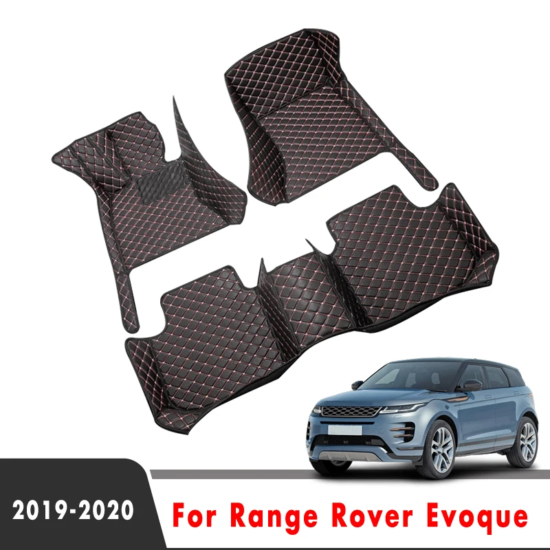 

Автомобильные коврики LHD для Range Rover Evoque 2020 2019, автомобильные внутренние коврики, Стайлинг, пользовательские водонепроницаемые чехлы, коврик...