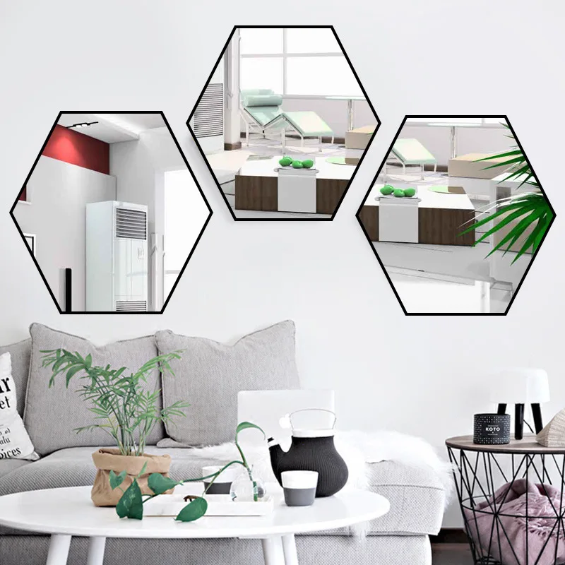 

Nordicc Living Room Wall Decoration Desk Aesthetic Mirrors Decoration Home Elegant Wall Espelho De Aumento Room Decor XF147YH