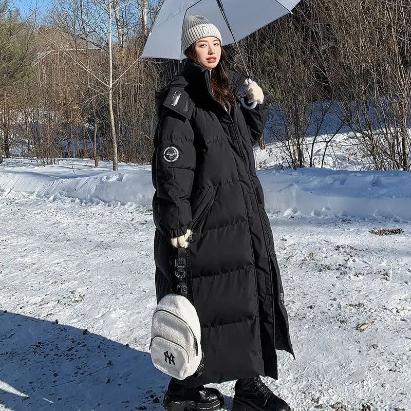 Winter Coat for Women Snowcoats Parkas Jackets Hooded Long Cotton Padded Jacket Oversize Korean Fashion Free Shipping New