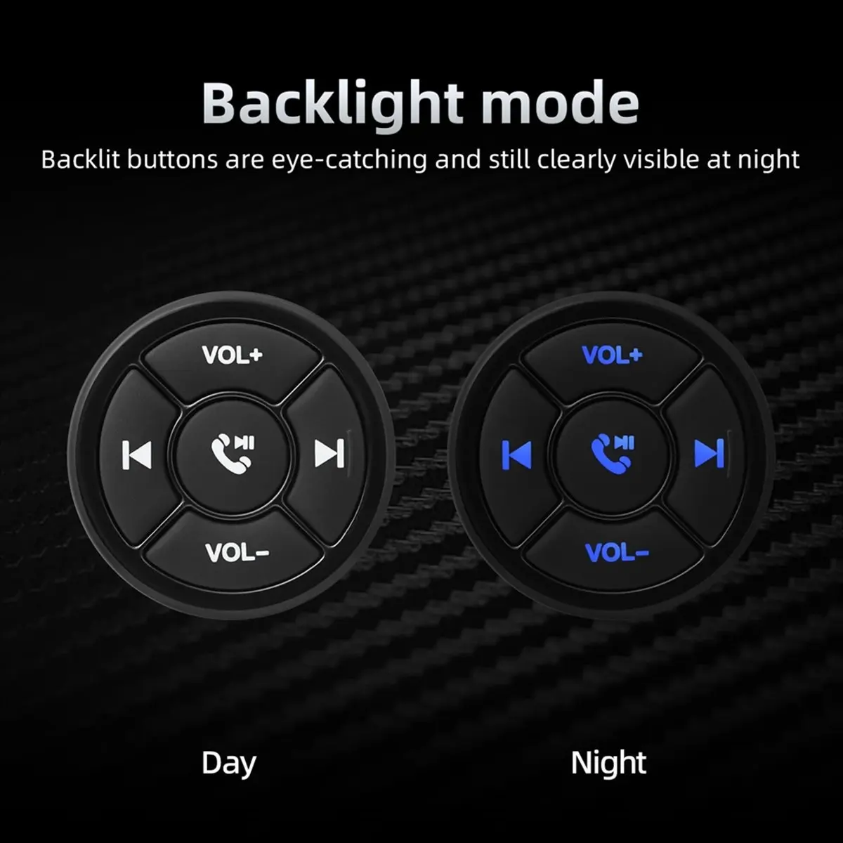 Фото 【HOT!A25P】Беспроводной Bluetooth-пульт дистанционного управления для автомобиля, мотоцикла, велосипеда, медиа-кнопка, MP3-плеер №5