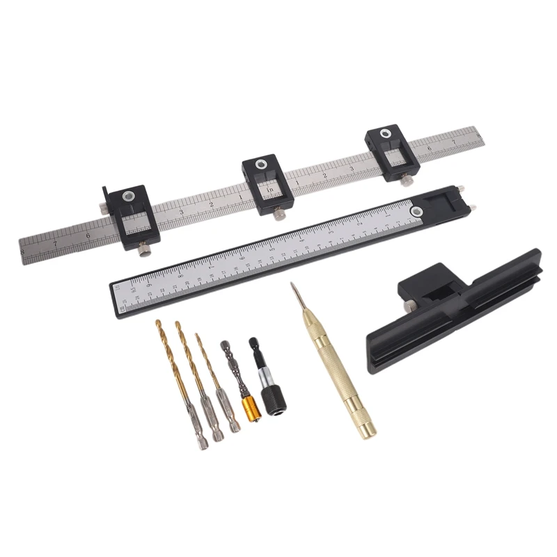 

Handle Punching Locator Multifunctional Woodworking Aids Furniture Handle Drilling And Opening Artifact