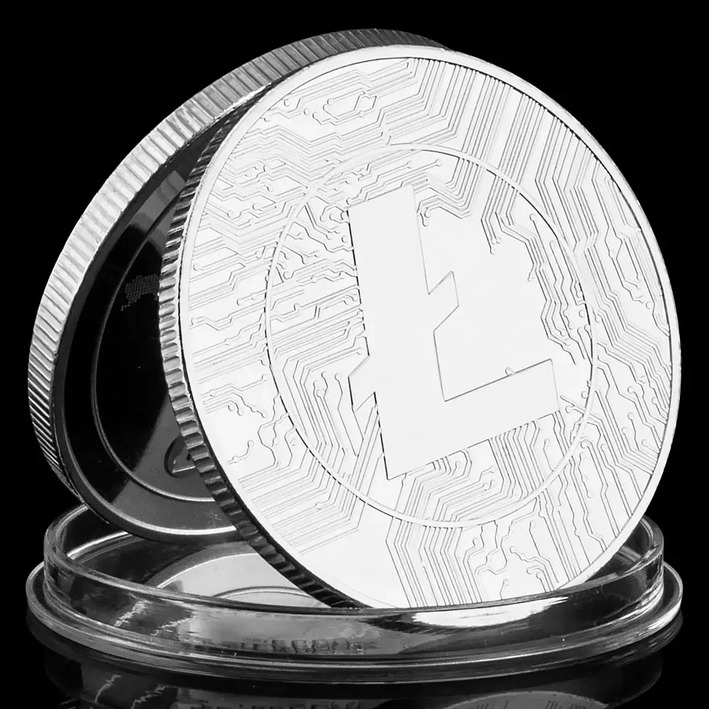 

Коллекционная серебрянная монета Litecoin