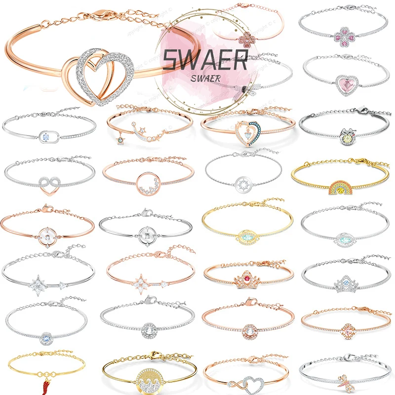 

Swars Christmas gifts for new year 2022 Trends Women's jewelry store austrian crystal Jewelry Adjustable woman charm bracelet