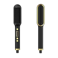 2 in 1 multifunctional electric professional negative ion hair straightener comb curling comb hair curling styler tool