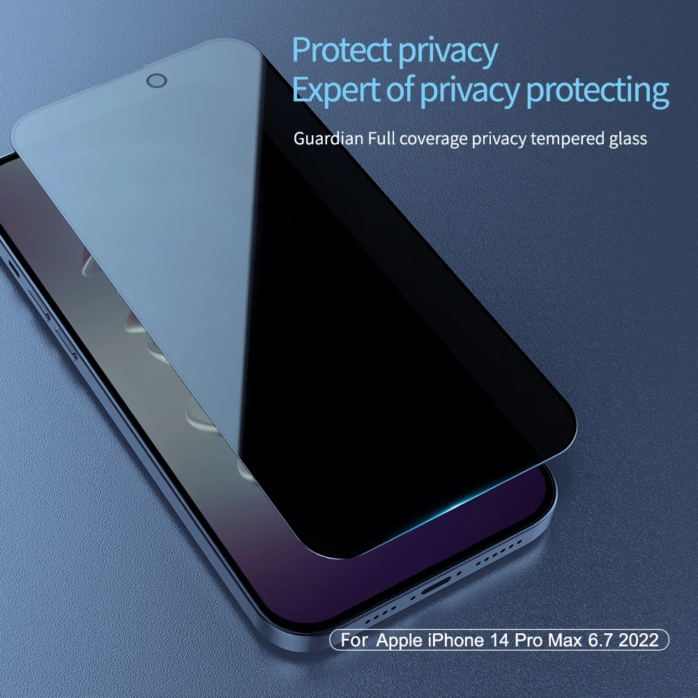 For iPhone 14 Screen Protector NILLKIN For iPhone 14 Pro Max Privacy Protection Tempered Glass For iPhone 14 Pro /14 Max