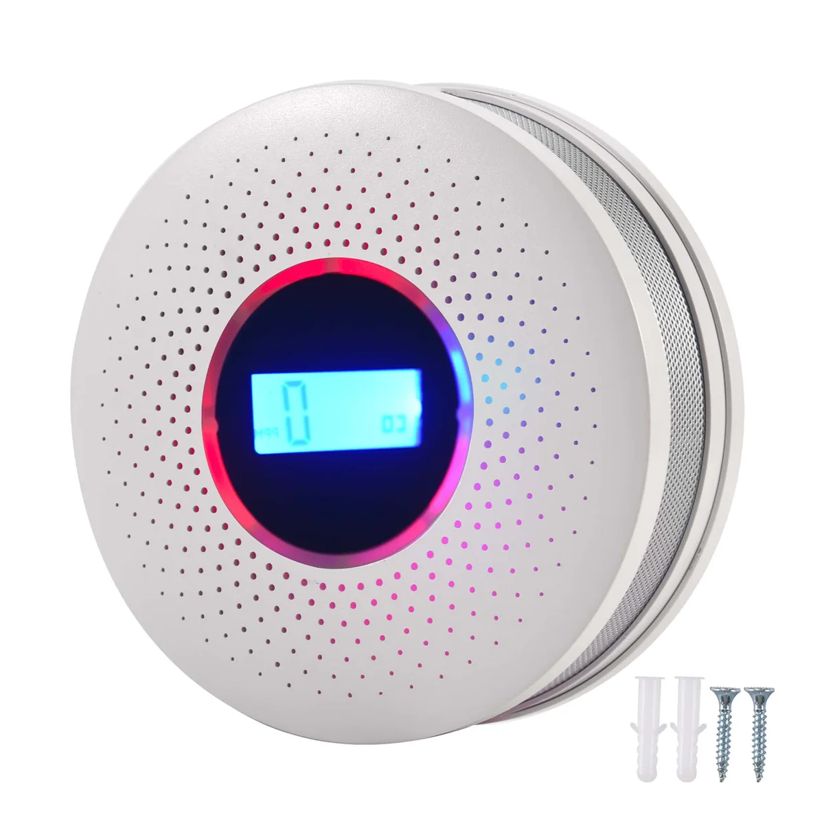 Комбинированный детектор угарного газа и дыма работающий от батареи