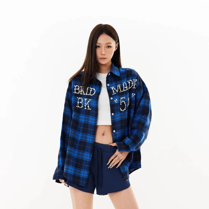 Винтажная блузка женская рубашка одежда уличная мода пальто в стиле хип-хоп с