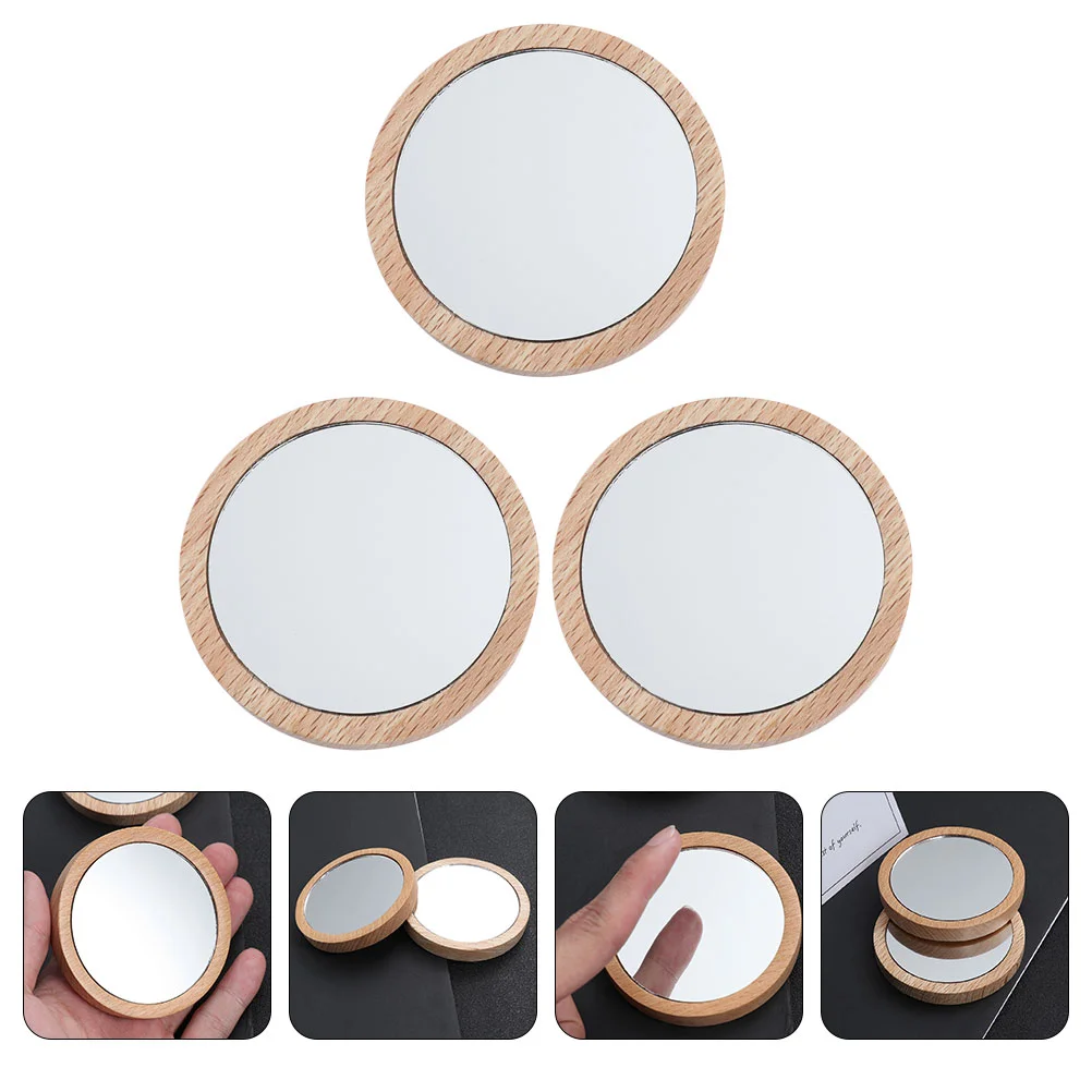 

Mirror Small Compact Makeup Portable Deskmagnifying Girls Birthday Folding Pocket Hair Hand Handheld Travel Bedroom Teenage Men