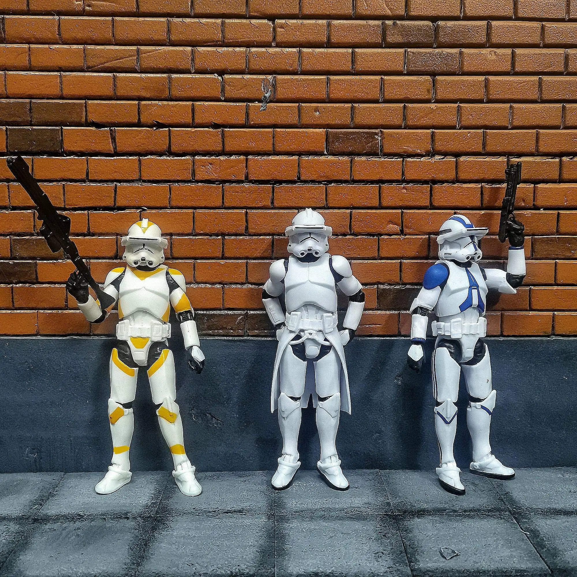 Фото Звездные войны 3,75 дюйма 1/18 501st 212th 91st Clone Trooper Captian Rex Commander Neyo Фигурка Игрушки Модель Свободная №5