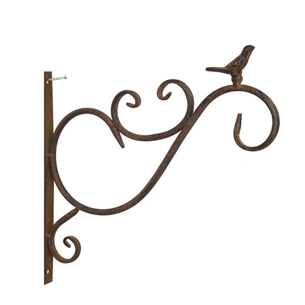 

1pc Iron Antique Creative Vintage Plant Hanger Flowerpot Bracket Hanging Bracket