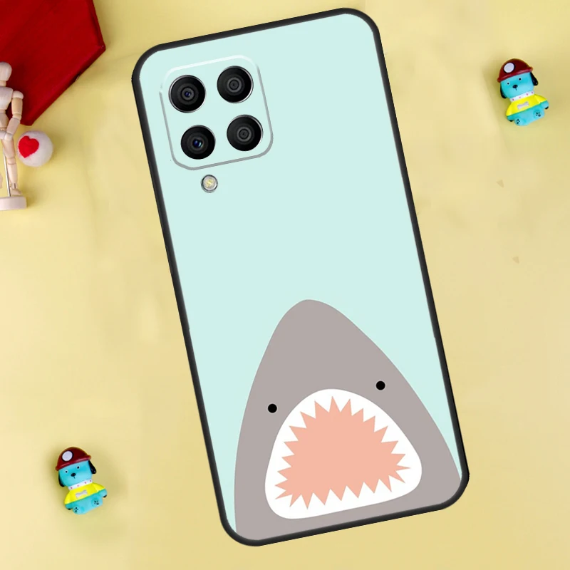 Чехол с изображением Кита и акул для Samsung Galaxy M11 M12 M13 M14 M20 M21 M23 M31 M33 M53 M54 M51 M31s M32 M52