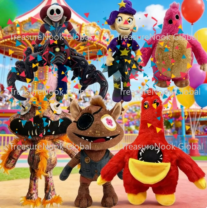 Фото Плюшевая игрушка POPPY PLAYTIME, 25 см, оранжевый монстр с большим ртом, мягкая кукла, персонаж из игры, подарок на праздник №1