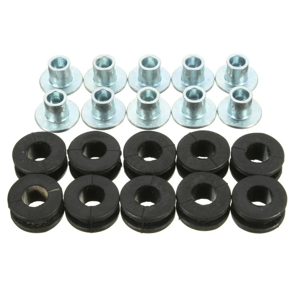 

1 Set Decompression Pad Shell Washer Ring Car Plate Rubber Pad Motorbike Gasket Ring Anti Vibration Damper Washer