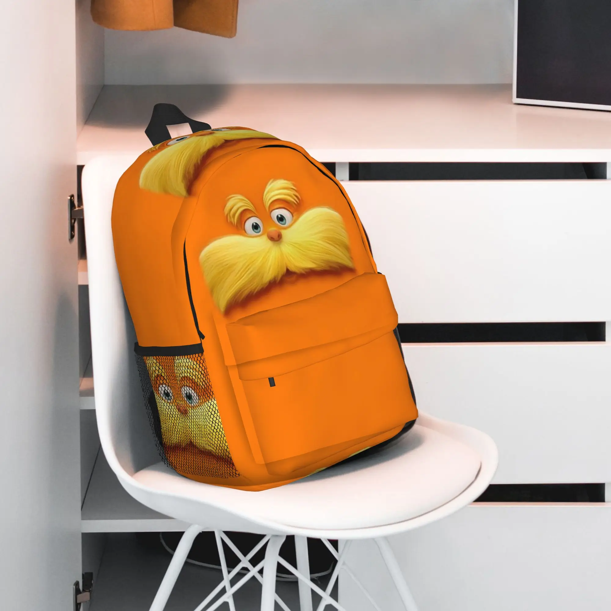 Фото Рюкзак Lorax, горячая распродажа, вместительный рюкзак для мальчиков и девочек, сумка через плечо для мужчин и женщин, школьная сумка №4