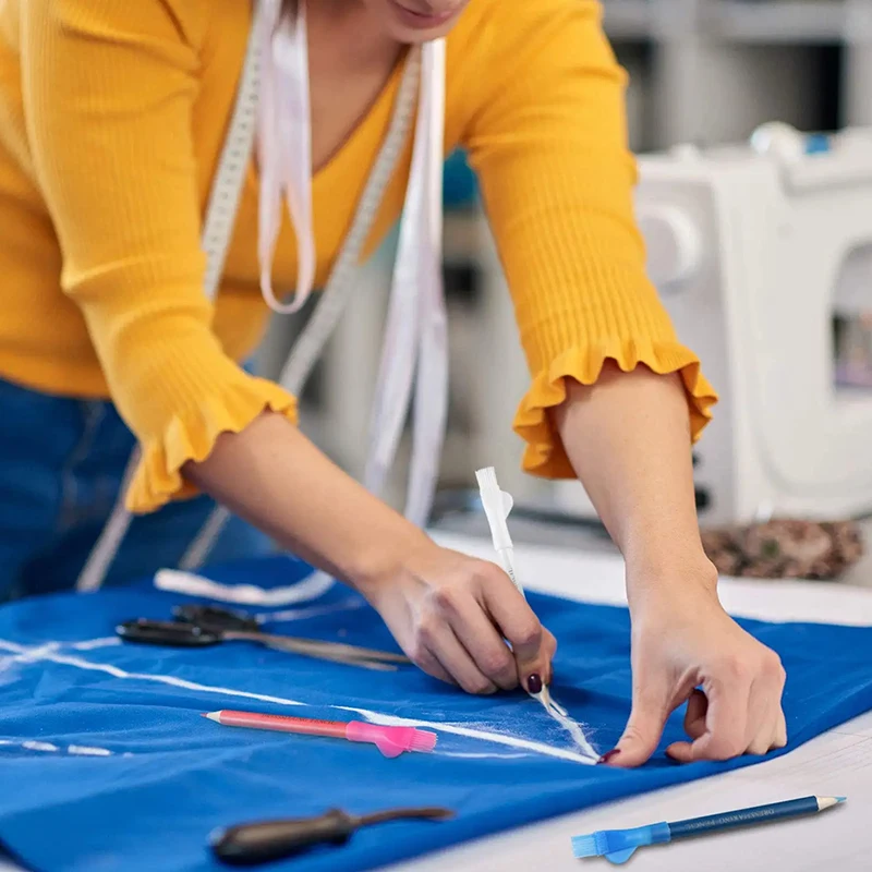 3 шт. тканевые карандаши для шитья водорастворимый карандаш меловая кисть Кепка