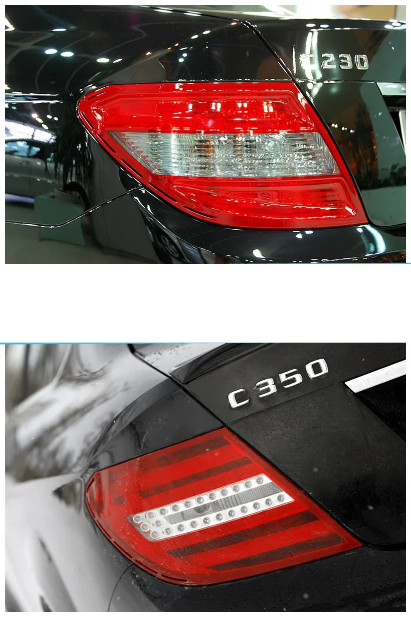 Задний светодиодный фонарь в сборе для Mercedes Benz 2011-2014 C-class W204 C180 C200 C220 C250 C260 C280 C300 |