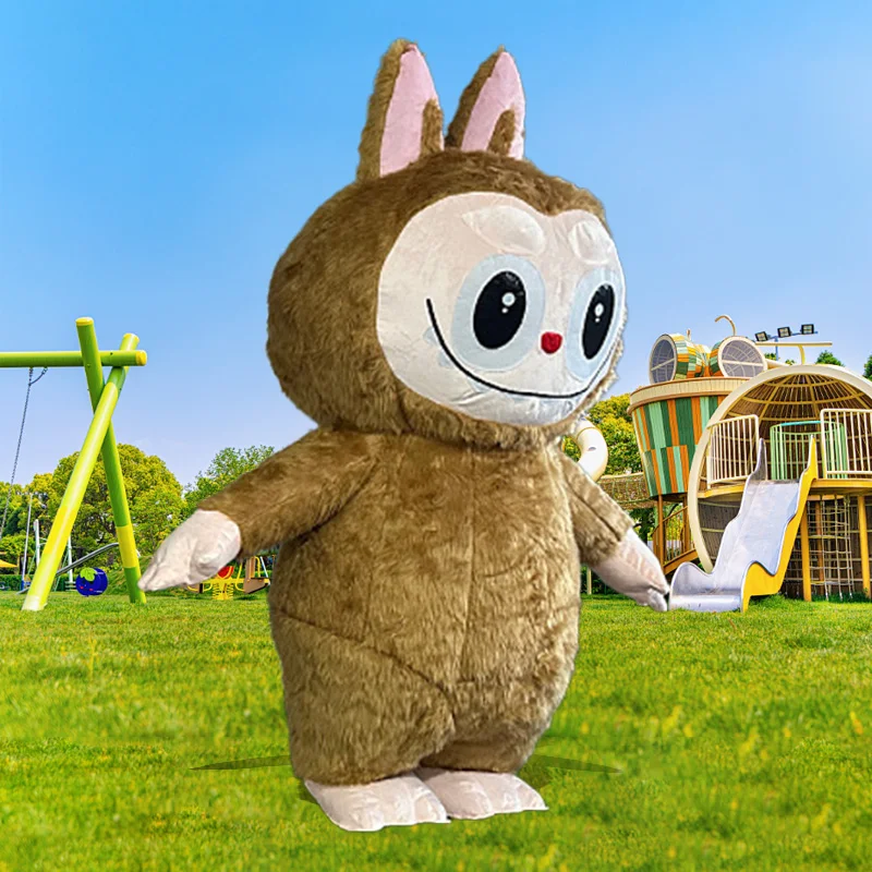 Костюм талисмана кролика монстров плюшевая аниме-мультяшная кукла милый кролик