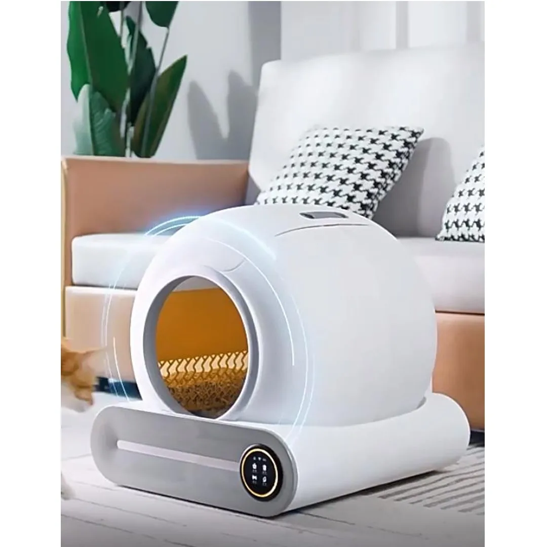 - Automatic Cat Litter Box With App Control, Odor Removal, L