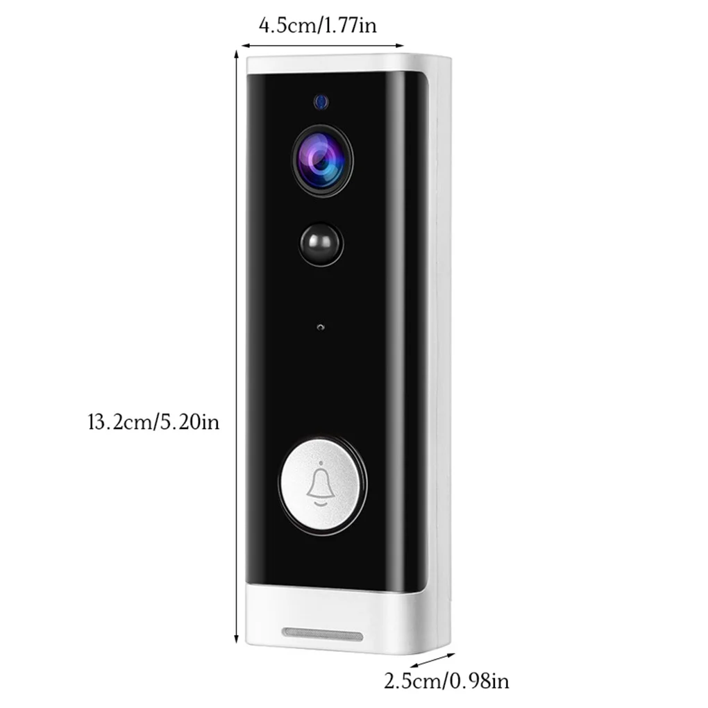 

Tuya Doorbell Smart Wireless WiFi Video Door Bell Waterproof Home Security Camera Doorbell Normal Style