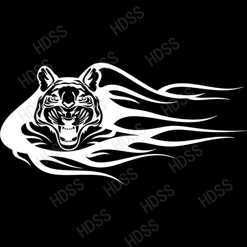 HDSS Тигр автомобильные наклейки смешные виниловые Животные на лобовое стекло