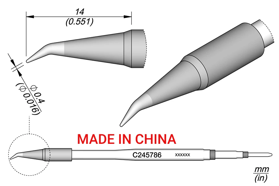 

Сварочные наконечники YUANPIN C245