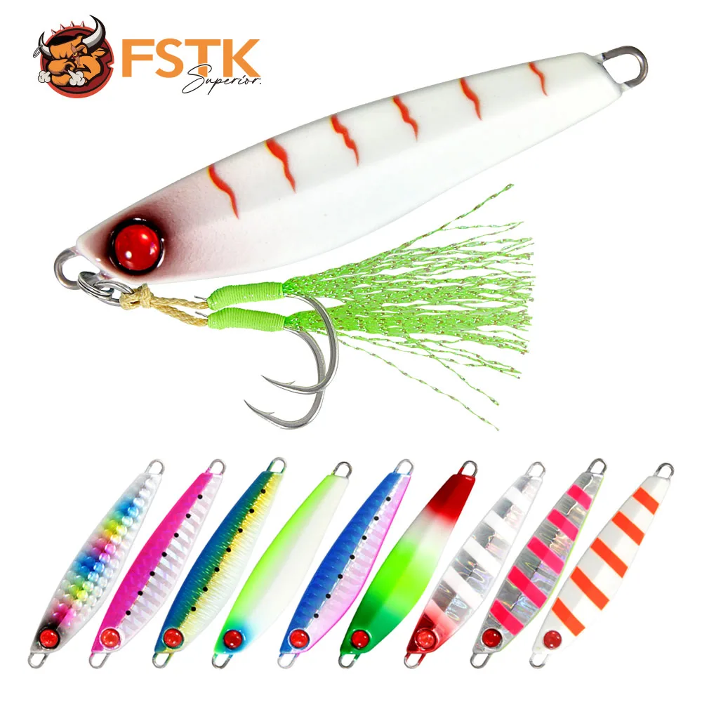 

2022NEW Jigging Lures Off Shore Fishing Lure 20G 30G 40G Slow Metal Jig Artificial Bait Casting Jigging Spoon Fishing Tackle
