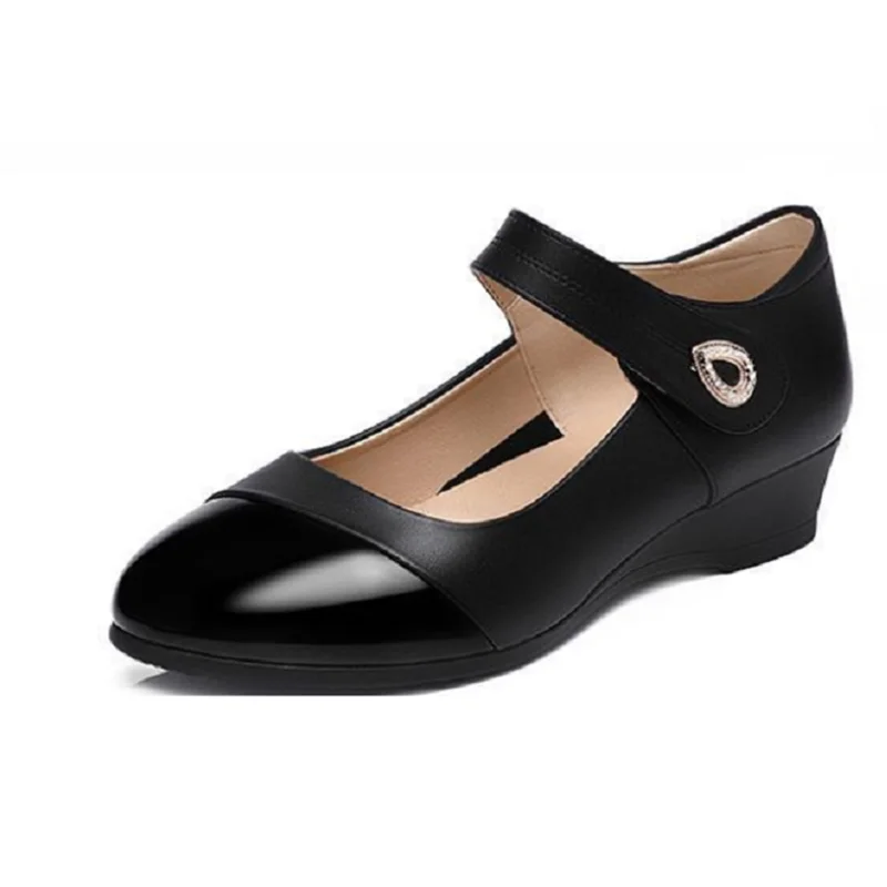 sapatos femininas женские милые туфли с круглым носком высокого качества легкие на