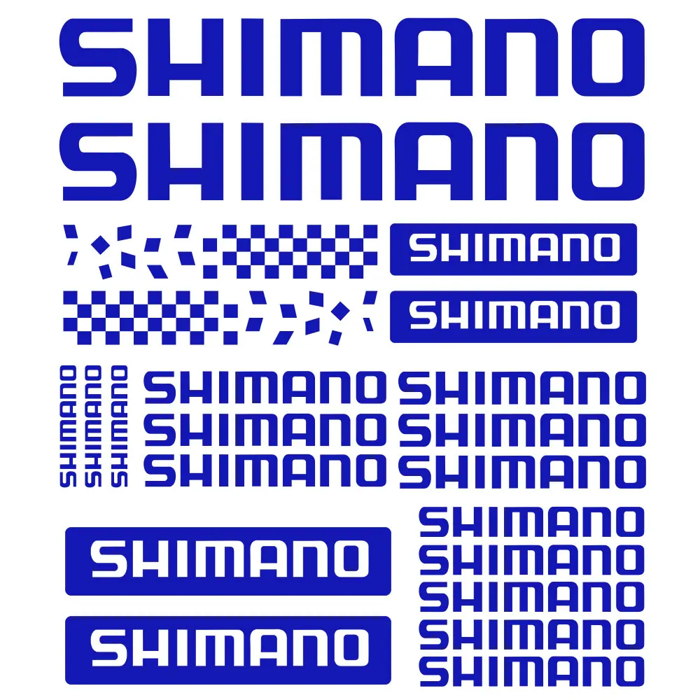 

new 22 pcs Compatible Kit Shimano stickers bike stickers Bike MTB Bicycle 30X34CM