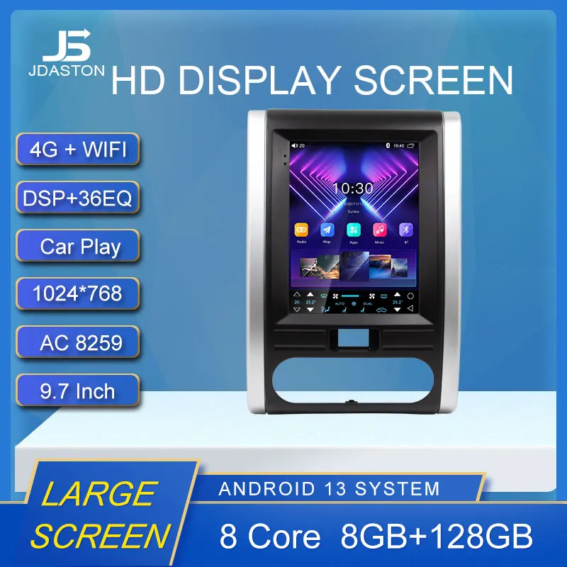 

Автомобильный мультимедийный плеер Android 13 для Nissan X - Trail X Trail 2 T31 2007 - 2015 Tesla Style Screen 2 Din автомобильное радио GPS стерео DSP